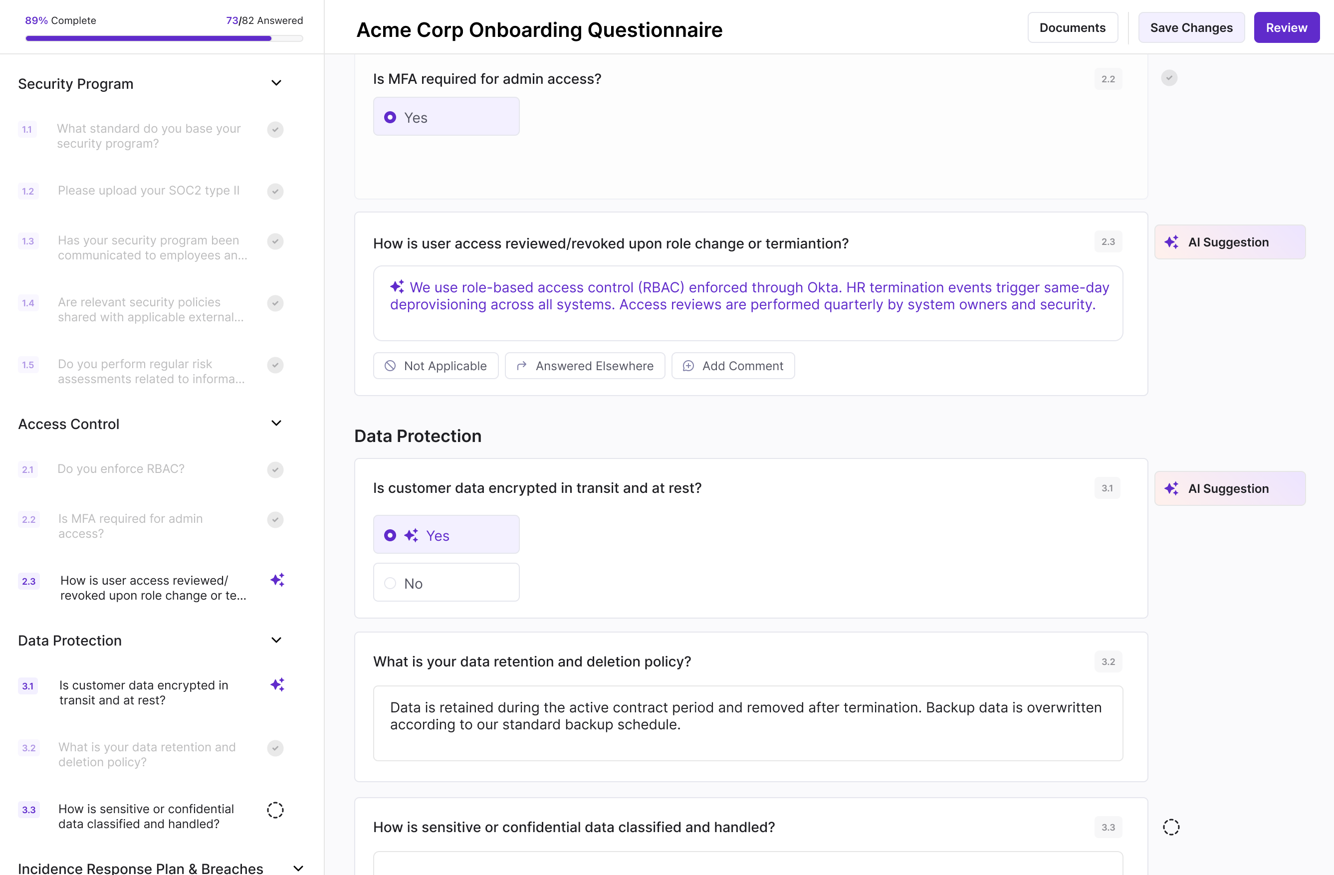 Clarative Due Diligence