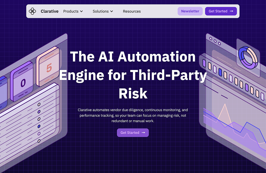 Clarative marketing website