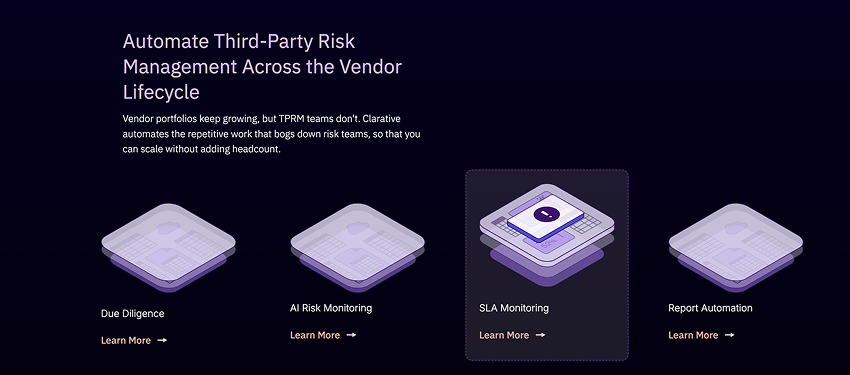 Clarative marketing website